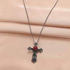 Rose Pendant Ladies Banquet Jewelry Anniversary Gift