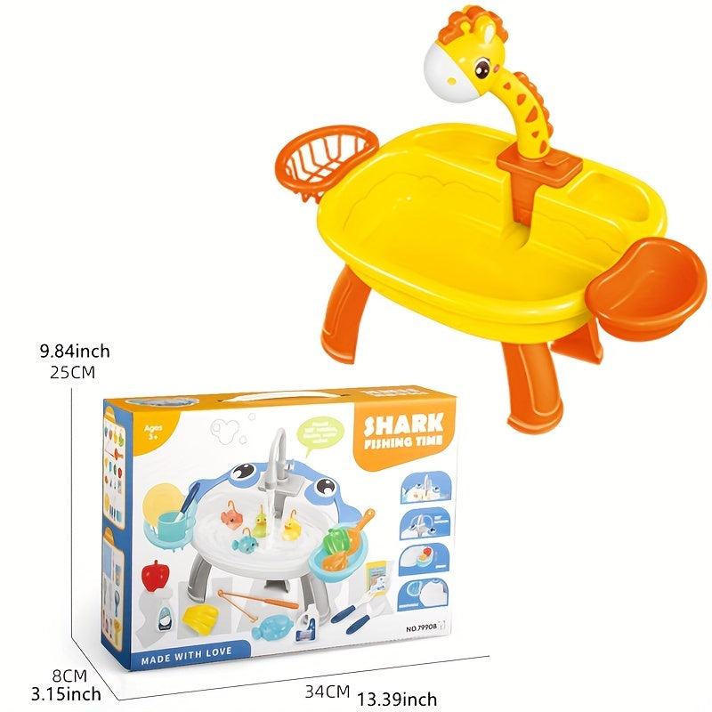 Interactive Play Sink & Dishwasher with Running Water