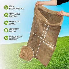 Large Burlap Potato Sack Race Bags - Outdoor Event Fun