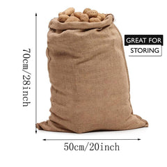 Large Burlap Potato Sack Race Bags - Outdoor Event Fun