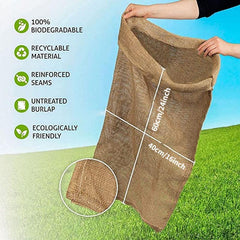 Large Burlap Potato Sack Race Bags - Outdoor Event Fun