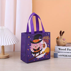 1pc Reusable Halloween Tote Bag - Non Woven Halloween Bags