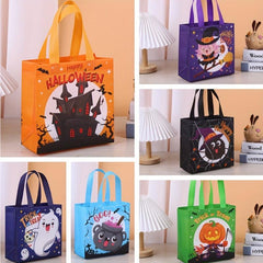 1pc Reusable Halloween Tote Bag - Non Woven Halloween Bags