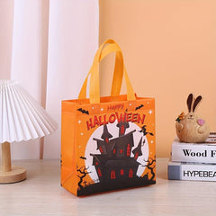 1pc Reusable Halloween Tote Bag - Non Woven Halloween Bags