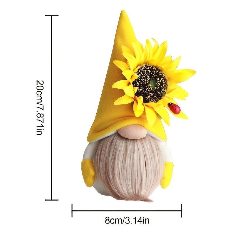 Faceless Doll Sunflower Bee Doll Ornament for Kids