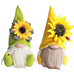 Faceless Doll Sunflower Bee Doll Ornament for Kids