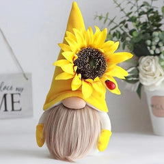 Faceless Doll Sunflower Bee Doll Ornament for Kids