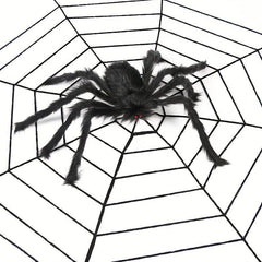 Halloween Spider Plush Toy Spider Web Chamber Trick Plush Spider