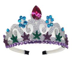 Mermaid Starfish Purple Crown Shell Fishtail Set for Girls