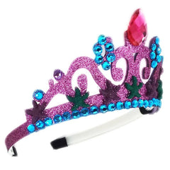 Mermaid Starfish Purple Crown Shell Fishtail Set for Girls
