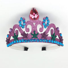 Mermaid Starfish Purple Crown Shell Fishtail Set for Girls