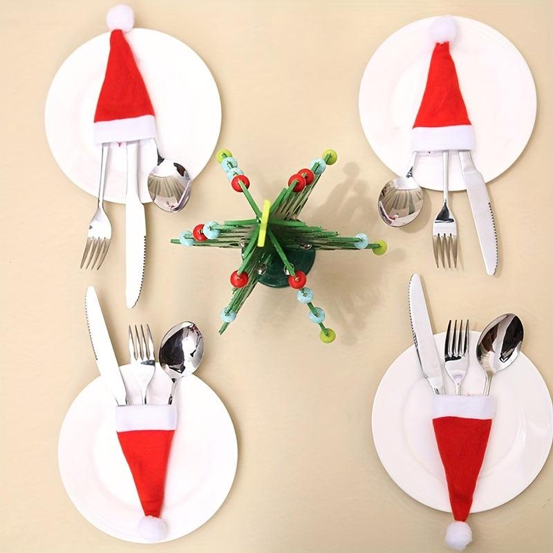 Mini Santa Hat For Crafts Christmas Mini Wine Bottle Holder And Red Santa Hat