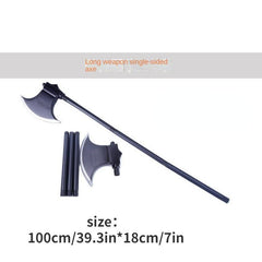 Plastic Halloween Sickle Toy - Devil Fork Death God Ghost Head Prop