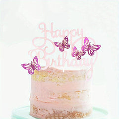 Glittery Birthday Cake Topper - Make Your Special Event Sparkle