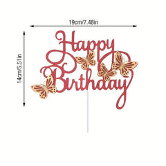 Glittery Birthday Cake Topper - Make Your Special Event Sparkle
