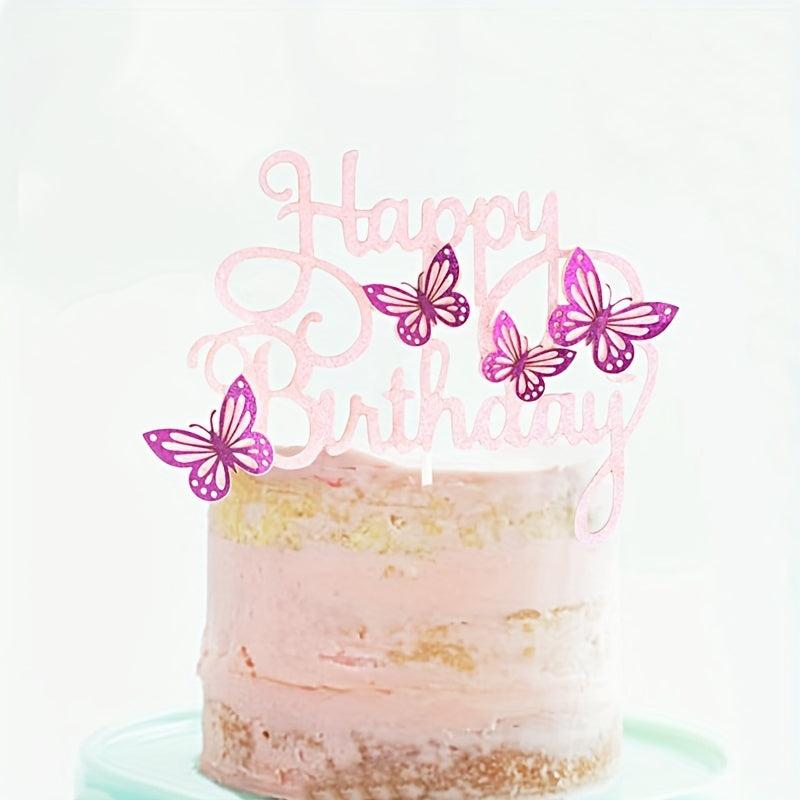 Glittery Birthday Cake Topper - Make Your Special Event Sparkle