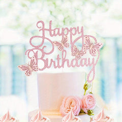 Glittery Birthday Cake Topper - Make Your Special Event Sparkle