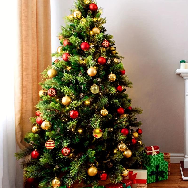50pc Hand painted Christmas Ball Set Tree Pendant Decoration Gift