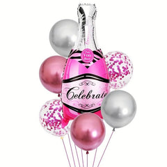 7pcs Aluminum Film Balloon Decoration Set Holiday Party Wedding Arrangement