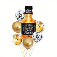 7pcs Aluminum Film Balloon Decoration Set Holiday Party Wedding Arrangement