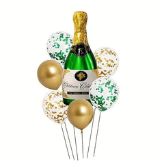 7pcs Aluminum Film Balloon Decoration Set Holiday Party Wedding Arrangement