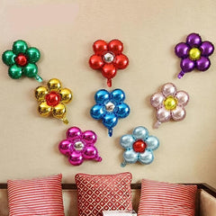 5pcs Flower Balloons Birthday Party Wedding Room Decoration