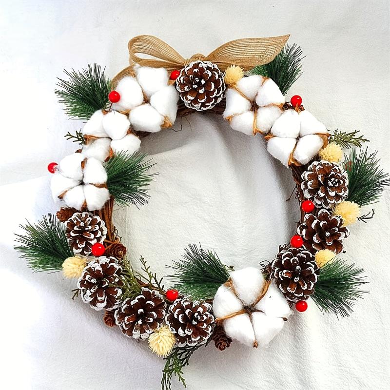 12pcs Artificial Snow Frosted Pine Needles Branches 9 91 Cm
