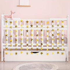 Golden Star Wreath Banner Decoration 398 78 Cm