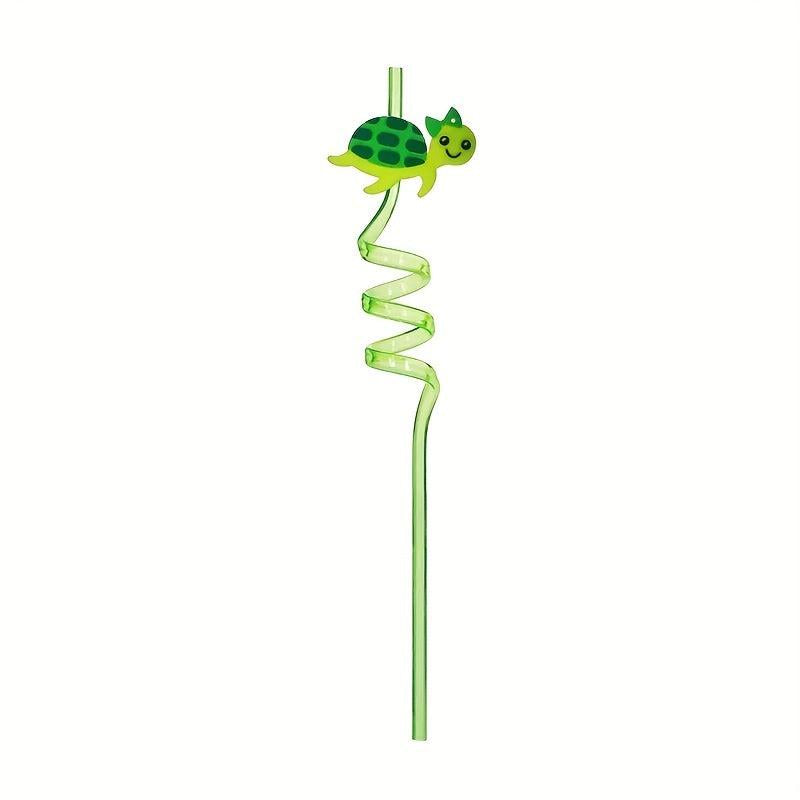 4pcs Under The Sea Drinking Straws for Mermaid Party