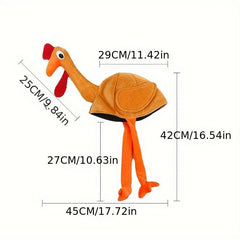 Turkey Shaped Hat Thanksgiving Decoration Party Hat