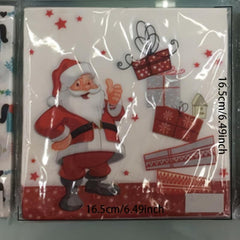 20pcs Christmas Party Napkins Santa Claus Gift Napkins