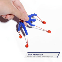 30pcs Stretchy Sticky Wall Climbers Window Crawler Toys Tricky Novelty Random