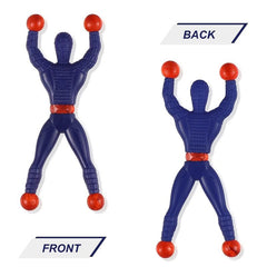 30pcs Stretchy Sticky Wall Climbers Window Crawler Toys Tricky Novelty Random