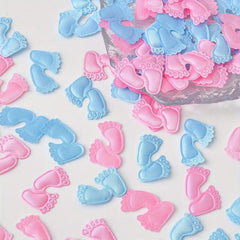 100pcs Pink Foot Party Confetti DIY Decoration