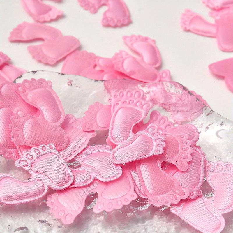 100pcs Pink Foot Party Confetti DIY Decoration