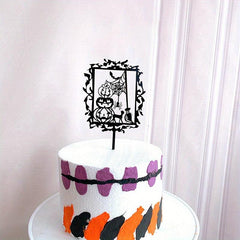 Halloween Acrylic Cake Insert Card Happy Halloween Party Cake Decoration