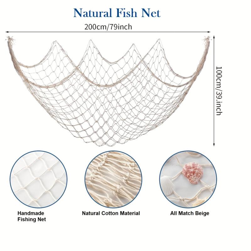 Fish Net Party Decorations For Pirate Hawaiian Mermaid Nautical Themed Party