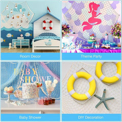 Fish Net Party Decorations For Pirate Hawaiian Mermaid Nautical Themed Party