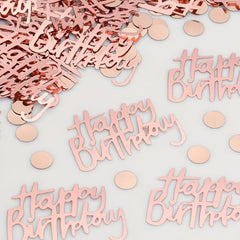 30g Rose Golden Birthday Party Confetti For Table Decoration