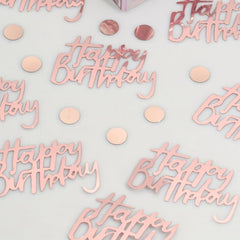 30g Rose Golden Birthday Party Confetti For Table Decoration