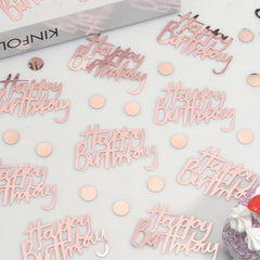 30g Rose Golden Birthday Party Confetti For Table Decoration