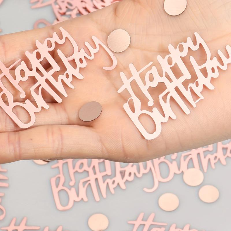 30g Rose Golden Birthday Party Confetti For Table Decoration