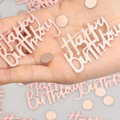 30g Rose Golden Birthday Party Confetti For Table Decoration