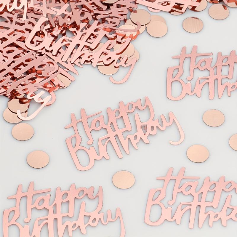30g Rose Golden Birthday Party Confetti For Table Decoration