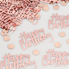 30g Rose Golden Birthday Party Confetti For Table Decoration