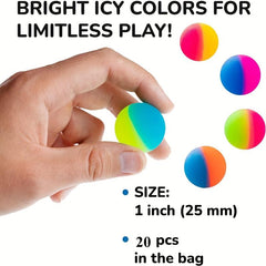 20pc Bouncy Balls Vending Machine Toys for Kids