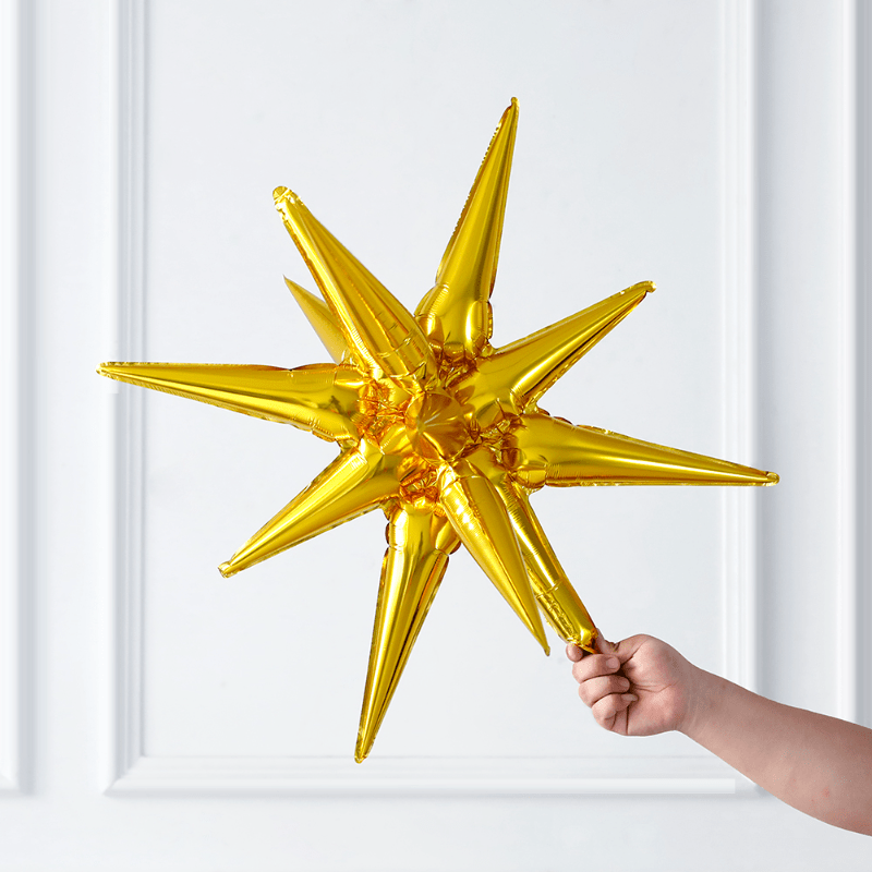 2pcs 22 Inch Explosion Star Aluminum Film Balloon Birthday Year Party