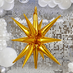 2pcs 22 Inch Explosion Star Aluminum Film Balloon Birthday Year Party