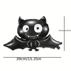 10pcs Halloween Balloons Pumpkin Witch Skeleton Ghost Bat Balloons