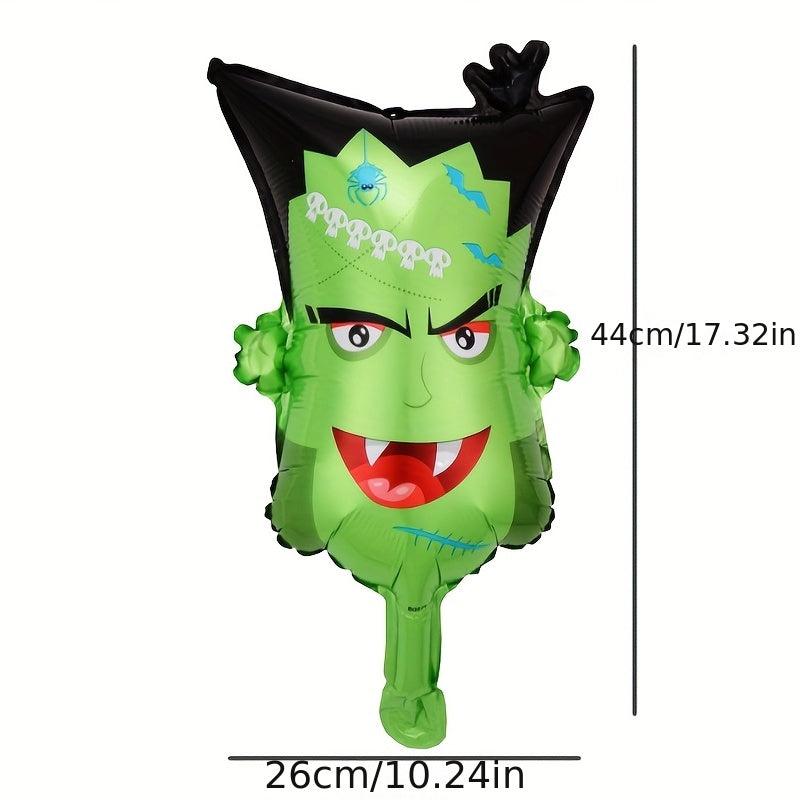 10pcs Halloween Balloons Pumpkin Witch Skeleton Ghost Bat Balloons